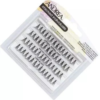 ANDREA Ресницы Безузелковые Natural Long ДЛИННЫЕ ЧЁРНЫЕ