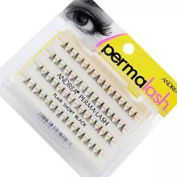 ANDREA Ресницы Пучковые Flair Short- ЧЕРНЫЕ КОРОТКИЕ 27647