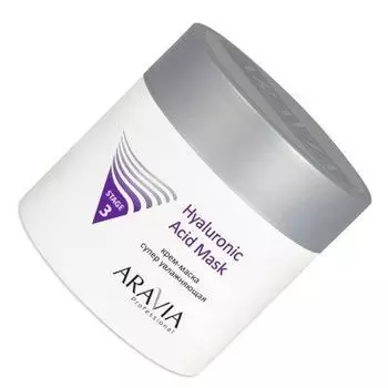 ARAVIA Professional, Hyaluronic Acid Mask, Крем-маска суперувлажняющая, 300 мл