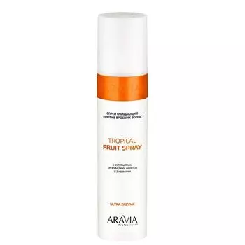 ARAVIA Professional, Спрей очищ. против вросших волос с экстракт.троп.фрук и энзимами Trop