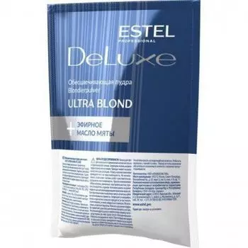 Estel, Пудра обесцвечивающая Ultra Blond De Luxe, для волос, 30 г