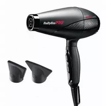 Фен для волос БЛЕК СТАР ИОН 2200 Вт, BaByliss PRO BAB6250IE Black Star Ionic