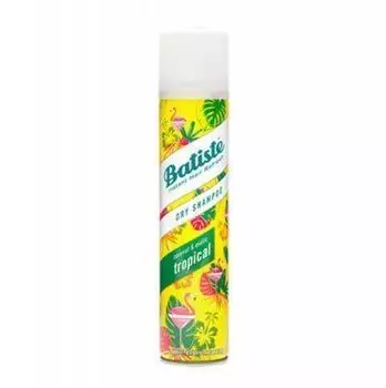 Batiste, Сухой шампунь Tropical, с нотками дыни, банана, кокоса, персика, ванили и сандала. 200 мл