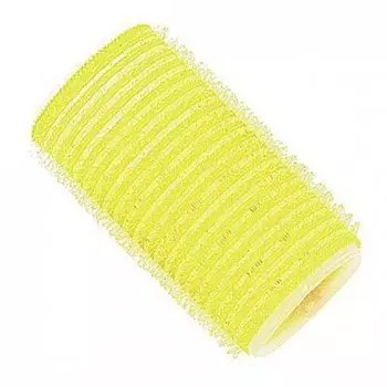 БИГУДИ на липучке 32мм желтые 12шт.SIBEL 1\10