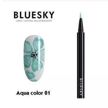 BLUESKY Акварельный фломастер №01
