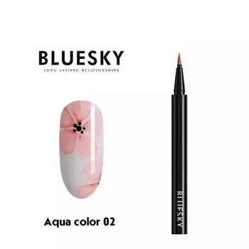 BLUESKY Акварельный фломастер №02
