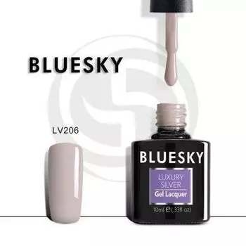 BLUESKY Luxury Silver Гель-лак LV206, 10мл