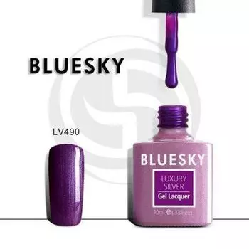 BLUESKY Luxury Silver Гель-лак LV490, 10мл