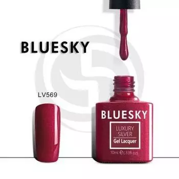 BLUESKY Luxury Silver Гель-лак LV569, 10мл