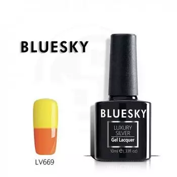BLUESKY Luxury Silver Гель-лак 10мл LV669 ТЕРМО