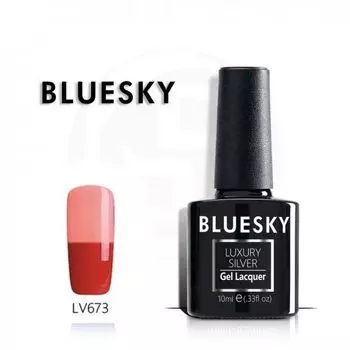 BLUESKY Luxury Silver Гель-лак 10мл LV673 ТЕРМО