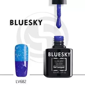 BLUESKY Luxury Silver Гель-лак 10мл LV682 ТЕРМО