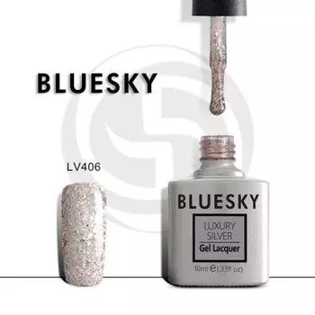 BLUESKY Luxury Silver Гель-лак LV406, 10мл