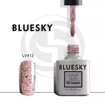 BLUESKY Luxury Silver Гель-лак LV412, 10мл