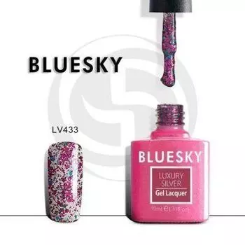 BLUESKY Luxury Silver Гель-лак LV433, 10мл