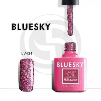 BLUESKY Luxury Silver Гель-лак LV434, 10мл