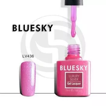 BLUESKY Luxury Silver Гель-лак LV436, 10мл