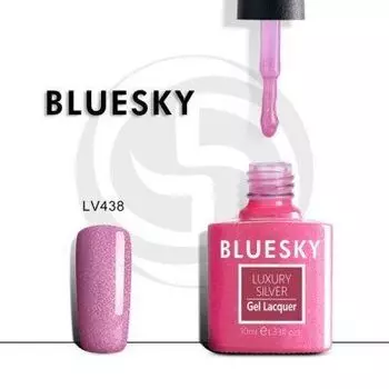 BLUESKY Luxury Silver Гель-лак LV438, 10мл