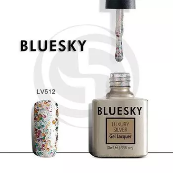 BLUESKY Luxury Silver Гель-лак LV512, 10мл