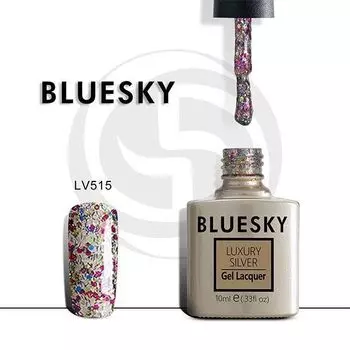 BLUESKY Luxury Silver Гель-лак LV515, 10мл