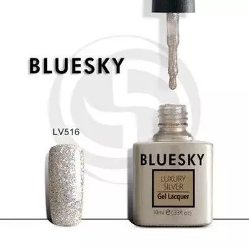BLUESKY Luxury Silver Гель-лак LV516, 10мл