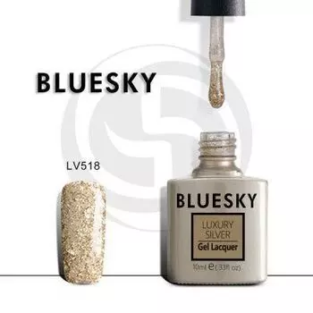 BLUESKY Luxury Silver Гель-лак LV518, 10мл