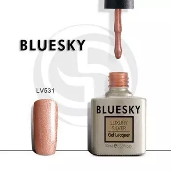 BLUESKY Luxury Silver Гель-лак LV531, 10мл