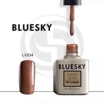 BLUESKY Luxury Silver Гель-лак LV534, 10мл