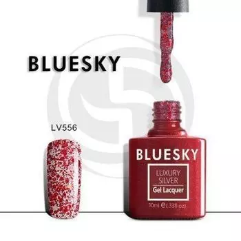 BLUESKY Luxury Silver Гель-лак LV556, 10мл