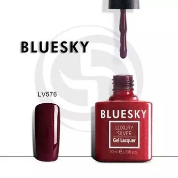 BLUESKY Luxury Silver Гель-лак LV576, 10мл