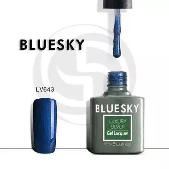 BLUESKY Luxury Silver Гель-лак LV643, 10мл