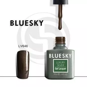 BLUESKY Luxury Silver Гель-лак LV646, 10мл