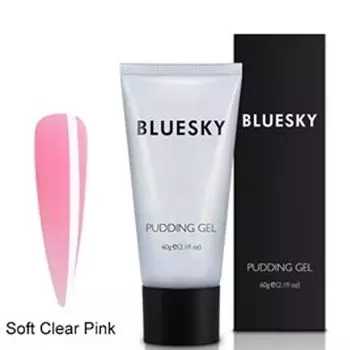 BLUESKY Pudding Gel Прозрачно-розовый 8 гр (MINI)