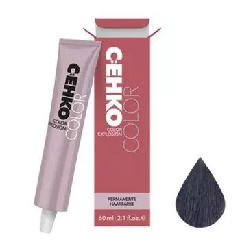 C : EHKO Крем-краска для волос №1/1 Сине-Черный 60мл.