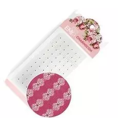 Charmicon 3d silicone stickers "орнамент белый №4