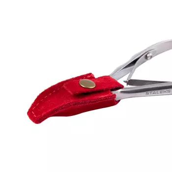 Чехол для кусачек профессиональных на кнопке большой (кожа)