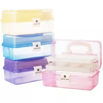 Planet Nails, Чемодан пластиковый, маленький, 280х165х130 мм