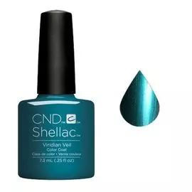 Cnd, shellac, гель-лак, viridian veil, 7,3 мл