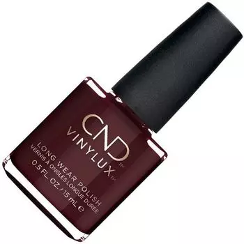 Cnd, vinylux, лак для ногтей, black cherry, №304, 15 мл