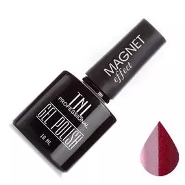 цветной гель-лак "tnl - кошачий глаз" №12 - бордовый (10 мл