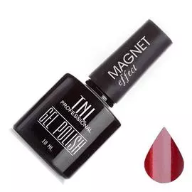 Tnl, magnet effect, гель-лак кошачий глаз, №14, бургундский, 10 мл