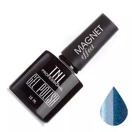 Tnl, magnet effect, гель-лак кошачий глаз, №30, темно-лазурный, 10 мл
