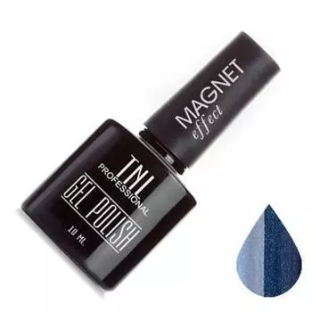TNL, Magnet effect, Гель-лак кошачий глаз, №34, синий с блестками, 10 мл
