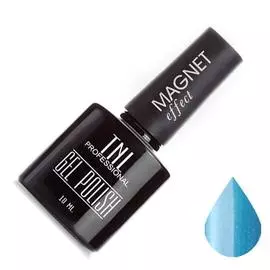 Tnl, magnet effect, гель-лак кошачий глаз, №37, лазурный, 10 мл