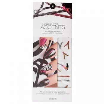 Dashing Diva, DD Accent Jeweled Bliss (наклейки на ногти) .
