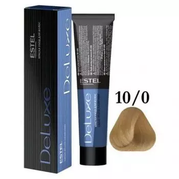 Estel De Luxe краска-уход для волос, 10/0 светлый блондин, 60 мл