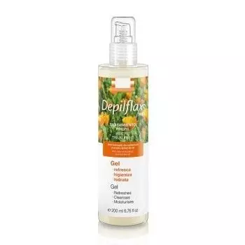 Depilflax Гель очищающий и освежающий Календула 200мл