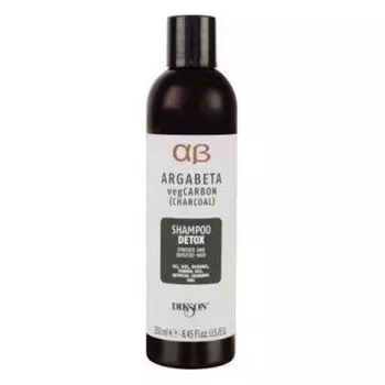 Dikson ARGABETA vegCARBON Shampoo Detox Шампунь с растительным углем, 250 мл