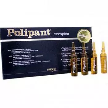 Dikson POLIPANT Комплекс с плацентарными и раститель.экстрактами (Сухая кожа + Выпад.)12*10 мл.