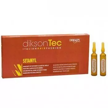 Dikson SETAMYL Ампульное ср-во при любой химической обработке волос12*12 мл.